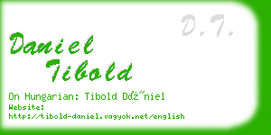 daniel tibold business card